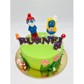 Cake "Smurfai" 2 kg