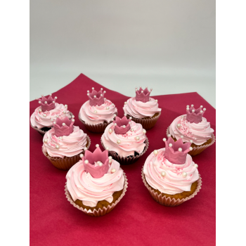 Cupcakes with a crown