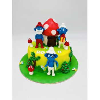 Cake "Smurfai" 2 kg